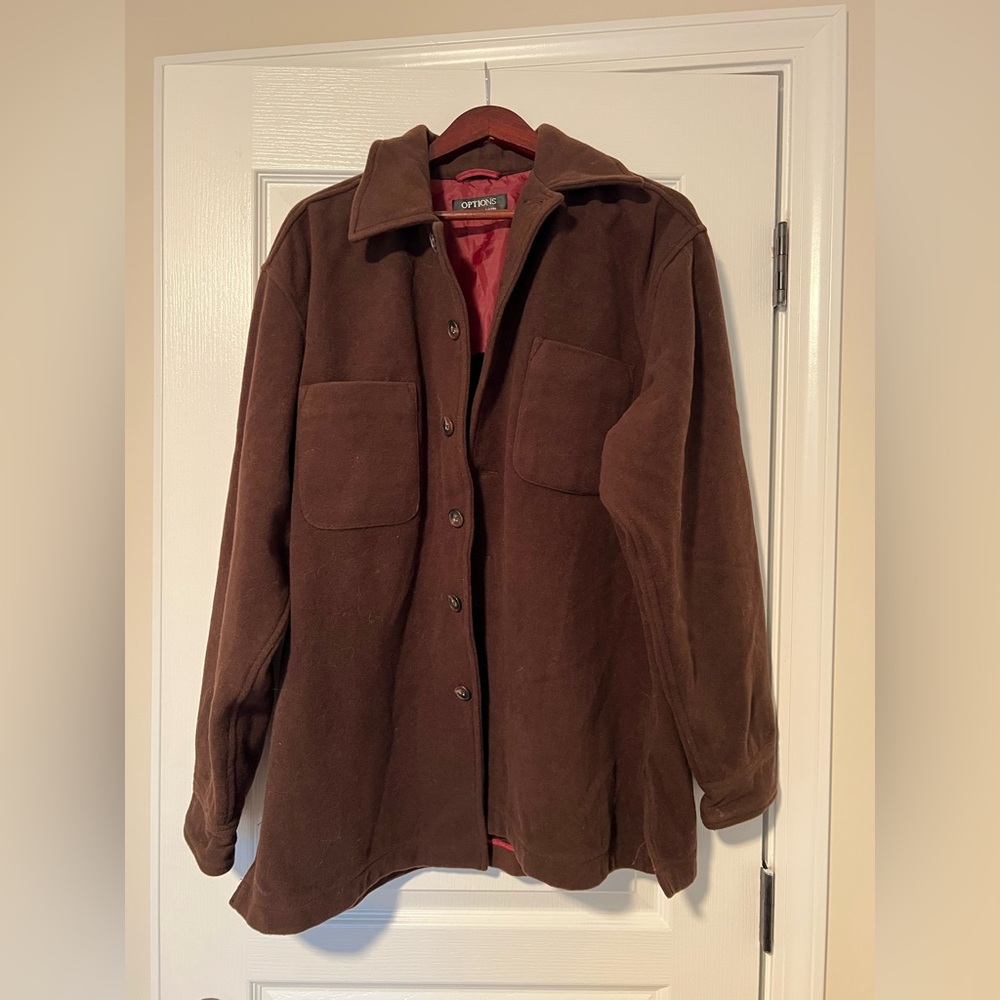 Men’s Wool Shirt Jacket - Large - New without Tags